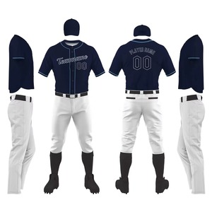 Uniformes de Béisbol de Entrenamiento, 100% Poliéster, Impresión por Transferencia de Calor, Transpirables, de Secado Rápido, Diseñados para Softbol - Product Image 4