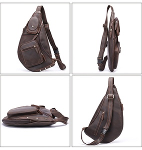 Sac de voyage à bandoulière style vintage personnalisé pour hommes sac à dos en cuir véritable sac à dos à bandoulière pour le cyclisme sac de messager - Product Image 6