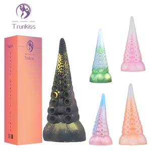 <span class=keywords><strong>Cone</strong></span> Alien <span class=keywords><strong>Dildo</strong></span> Butt Plug Erwachsene Anal Sex Produkte Platin Material Octopus Tentakel Masturbation Sexspielzeug Alien <span class=keywords><strong>Dildo</strong></span> - Product Image 1