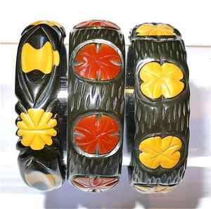 Bracelets de mode en résine avec motifs floraux et fruits personnalisés du fabricant indien Meilleur prix pour les fêtes de mariage - Product Image 1