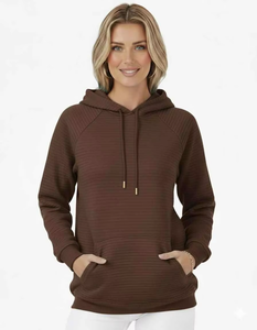 Sudadera Larga de Invierno para Mujer, Estilo Holgado, Sensación de Terciopelo Suave, Ajuste Relajado, Moda Casual Urbana, Sudadera Cómoda - Product Image 1