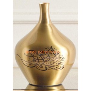 Vases à fleurs vintage plaqués or pour la décoration de la maison, vases classiques en métal de luxe en laiton massif de qualité supérieure pour fleurs de table d'intérieur - Product Image 4