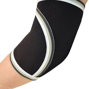 Vente en gros de manchons de compression en néoprène pour haltérophilie et coude avec logo personnalisé attelle de fitness pour adultes avec marque privée pour une utilisation en salle de sport - Product Image 1