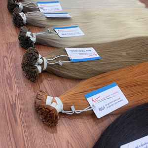 Tendance chaude! 100% vietnamien vierge kératine humaine Extensions de cheveux Machine Double trame I-Tip Style de vague naturelle toutes les couleurs adaptées - Product Image 5