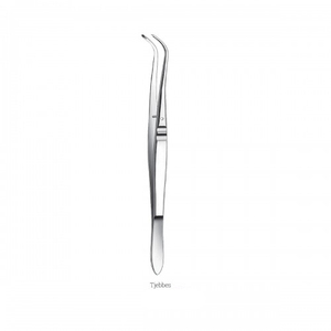 Pince à Tjebbes en acier inoxydable de qualité pure de forme incurvée pointes dentelées pince à épiler et pinces en basse quantité minimale de commande - Product Image 1