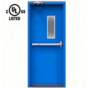 Thiết Kế Hiện Đại Thương Mại Thép Chống Cháy Khẩn Cấp Thoát Khỏi Cửa Cháy Đánh giá Của Nhãn Hiệu Mở Cho Căn Hộ Bệnh Viện Hoàn Thành Bề Mặt - Product Image 4