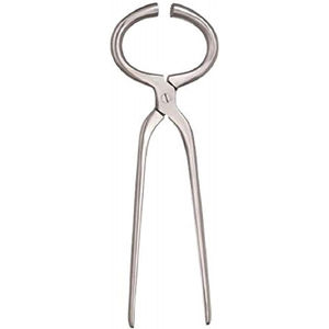 Probador de pezuña de caballo herrador veterinario herramienta de herrador resistente reutilizable de acero inoxidable de grado médico plano - Product Image 2