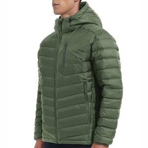Chaqueta Acolchada de Manga Larga con Cuello Alto para Hombre, Nueva Colección de Invierno 2025, con Logotipo Personalizado, Tela de Lona, Venta al por Mayor - Product Image 2