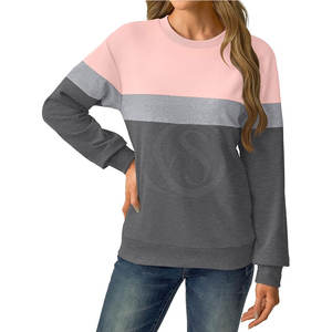 Sudaderas Extra Grandes de Invierno para Mujer con Logotipo Estampado en la Parte Delantera, Manga Larga, Tejido de Lona de Algodón y Poliéster - Product Image 1