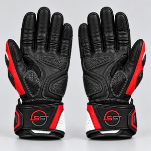 Gants de moto de haute qualité fabriqués avec un matériau durable, offrant un ajustement confortable, une forte adhérence et idéaux pour la conduite. - Product Image 3