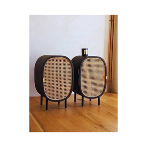 Handmade Modern Style Vintage Woven Rattan Tea Table Custom Design Storage <b>Racks</b> & <b>Shelving</b> Units From Vietnam Manufacturer - Product Image 3