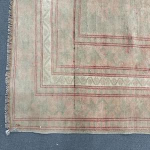 5.2x7.2 ft Turkish Vintage Rug, Area Rug, <b>Brown</b> Red Abstract <b>Wool</b> Rug - Product Image 5