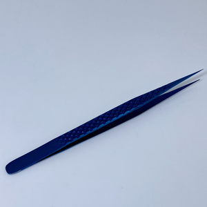 Pinzas de Color azul de plasma Pinzas de pestañas de calidad fina de acero inoxidable Pinzas de pestañas de calidad superior rectas y curvas - Product Image 5