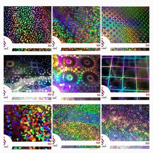 Película Autoadhesiva Holográfica Transparente de Diseño Moderno para Uso en Paredes - Product Image 1