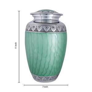 Urna funeraria de cremación en forma de lágrima de aluminio de diseño más moderno para cenizas humanas, urna de cremación de Metal hecha a mano de último diseño - Product Image 5