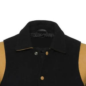 Chaqueta Varsity con Capucha de Cuero Genuino para Hombre, de Moda, para Todas las Edades, de Calidad, Cómoda, para Uso en Exteriores, Reversible, Transpirable, para Invierno - Product Image 3