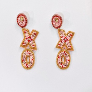 Boucles d'oreilles en perles personnalisables pour la Saint-Valentin, bijoux faits à la main personnalisés pour femmes pour la Saint-Valentin - Product Image 3