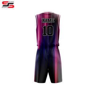Maillots de basket-ball pour hommes personnalisés en usine, uniformes d'équipe, ensembles de vêtements d'équipe, ensembles de maillots de basket-ball - Product Image 4