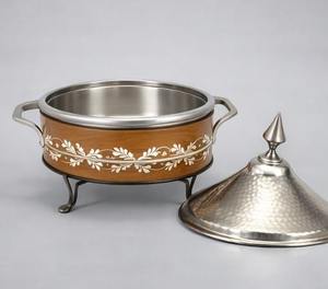 Casserole en acier inoxydable de luxe, fabriquée à la main en Inde, isolée, écologique, options personnalisables pour un usage domestique ou commercial - Product Image 4