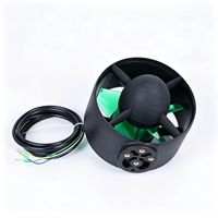 Moteur propulseur sous-marin BLDC 1000W 36V U15, 15kg de poussée, moteur sans balais pour bateau bleu, planche à pagaie, bateau pneumatique