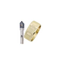 EAGLION INTERNATIONAL CNC Poignée d'outil de découpe diamantée en acier inoxydable 1mm-3mm pour la gravure et la conception de bijoux pour la fabrication de bagues