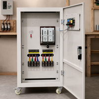 Stabilisateur de tension automatique triphasé haute puissance série SBW 380V, régulateur de tension triphasé compensé industriel AVR