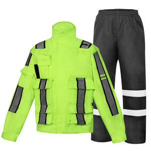 Top qualité combinaison de pluie vêtements de travail ensemble de vêtements de pluie imperméable imperméable en gros bon prix combinaison de pluie pour hommes par sport - Product Image 1