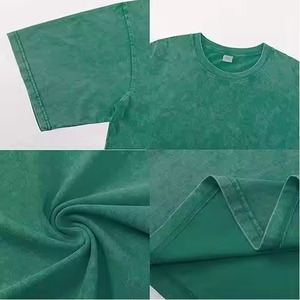 Acid เสื้อยืดเปล่าสำหรับผู้ชายเสื้อยืดผ้าฝ้าย100% 300แกรมเสื้อยืดทรงแบ็กกี้ธรรมดาเสื้อยืดโอเวอร์ไซส์ - Product Image 6