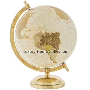 Brass Antique Shade Tableware Design Rotating Educational Globe Geographical and School Tabletop <b>Decorative</b> Round Shape Globe - Product Image 3
