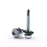 Capuchons de vis de toiture étanches en plastique et métal, couvercles en dôme pour fixation de tôles de toiture, accessoires de quincaillerie de finition