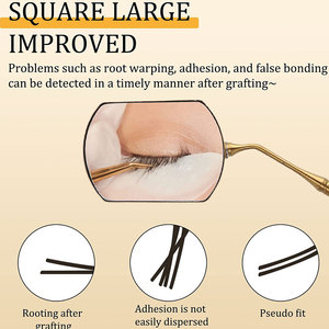 อุปกรณ์ขนตา สแตนเลส ด้ามจับผีเสื้อ ต่อขนตา กระจก Lash กระจก - Product Image 4
