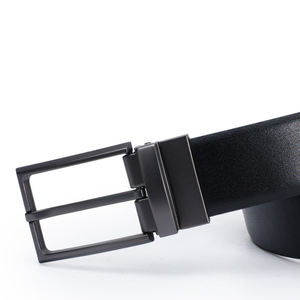 Cinturones de diseño personalizados para hombre Piel de vaca genuina con hebillas de acero para vaqueros informales-Directo de fábrica - Product Image 6