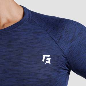 GA 2.0 Navy Compression <b>Long</b> <b>Sleeves</b> Men's <b>Undershirts</b> - Product Image 5