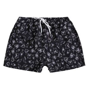 กางเกงขาสั้นลำลองพิมพ์ลาย DTG ของผู้ชายเอวระดับกลางมีเชือกรูดทันสมัยดีไซน์ทออเนกประสงค์ - Product Image 1