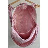 Tas Ransel Mini Ringan Berbahan Katun Berlapis, Dapat Dilepas, Penutup Ritsleting, Buatan Tangan India, Motif Bunga Cetak Blok Tangan, Gaya Bohemian, Unisex, Untuk Perjalanan
