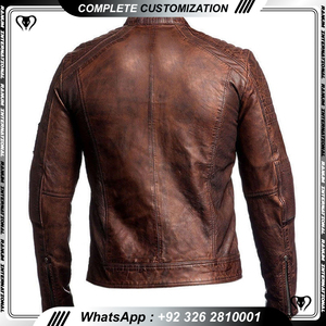 OEM Custom <b>Leather</b> Motorbike <b>Jackets</b> for <b>Men</b> Winter Fashion Stylish <b>Men</b> <b>Leather</b> <b>Jacket</b> Breathable <b>Leather</b> <b>Jacket</b> - Product Image 5
