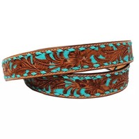 Ceinture formelle western en cuir de vachette de qualité supérieure pour homme, motif géométrique fait main, boucle en acier inoxydable durable, personnalisée