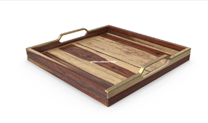 Bandeja decorativa de madera de nuevo diseño, plato de fruta seca para aperitivos de madera Simple natural pulido para el hogar, mesa, tuerca, aperitivo, buen precio - Product Image 2