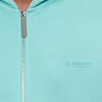 Sweat-shirt à capuche avec fermeture éclair personnalisable, unisexe, en polyester/coton, polaire/tissu éponge français, séchage rapide, respirant, teinture unie, nouveau design