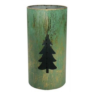 Green Metal Christmas Tree Cutout Tea <b>Light</b> Holder in Low Price From Indian Manufacturer & Exporter - Product Image 1