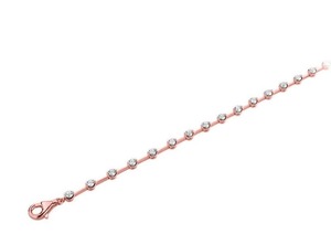 Pulsera Elegante de Corte Redondo con Incrustaciones de Diamantes de Laboratorio de 1.25 Ct F-G VS en Platino, Joyería de Regalo para Uso Diario - Product Image 3