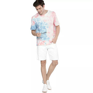 OEM al por mayor 100% algodón verano camiseta para hombres logotipo personalizado sublimación en blanco liso camisetas tejido de punto patrón de letras - Product Image 1