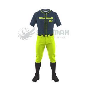Klassisches Baseball-Uniform-Set mit moderner Passform und leichtem Stoff zur Verbesserung der Flexibilität und des Komforts der Spieler geschwindigkeit - Product Image 6