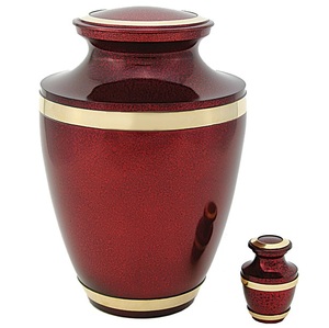 Shiny Black Aluminum Cremation Urns for Burial Memorial <b>Funeral</b> <b>Supplies</b> Human Ashes Large Adult Cremation Urns - Product Image 5