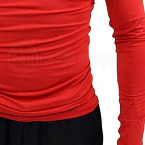 เสื้อคอมเพรสชั่นผู้ชาย ทรงปกติ น้ำหนักเบา ผ้าถัก ระบายอากาศได้ดี คุณภาพสูง สำหรับออกกำลังกาย สีสั่งทำได้ - Product Image 2