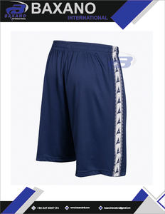 Shorts d'entraînement de football unisexe à taille élastique, séchage rapide, 100 % polyester, vêtements de sport, tenue d'équipe, design personnalisé imprimé - Product Image 5