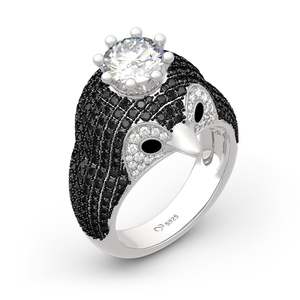 Bague ouverte Jeulia Be Your King Penguin en acier inoxydable plaqué or rose - Product Image 2