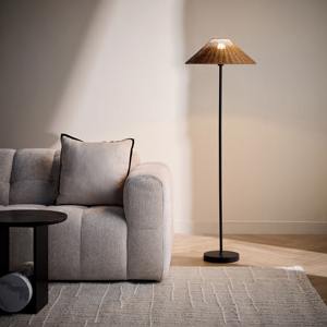 Modern Luxury Living Room Home Decor Elegant <b>Mushroom</b> Shape White Fabric Floor Lamp Stylish Golden Stand LED for Home Office Use - Product Image 3