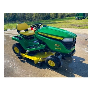 เครื่องตัดหญ้า John Deere X350 มาพร้อมกับเครื่องยนต์ V-Twin ขนาด 21.5 แรงม้า และหน้าจอแสดงผลแบบมีไฟพื้นหลังพร้อมฟังก์ชันวัดระดับน้ำมันเชื้อเพลิง - Product Image 2