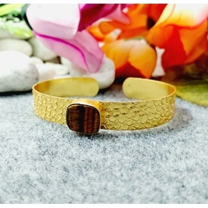 Pulseras de Amazonita con Baño de Oro en Latón, Accesorio de Moda - Product Image 6